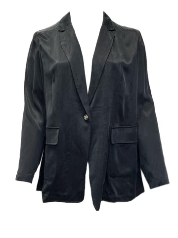 Marina Rinaldi Women's Black Certo Lapel Collar Blazer NWT