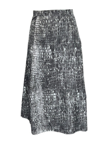 Marina Rinaldi Women's Grey Cervino A Line Skirt NWT
