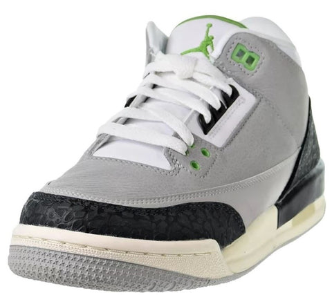 NIKE Men's Smoke Grey Air Jordan 3 Retro Sneakers #136064-006 NWOB