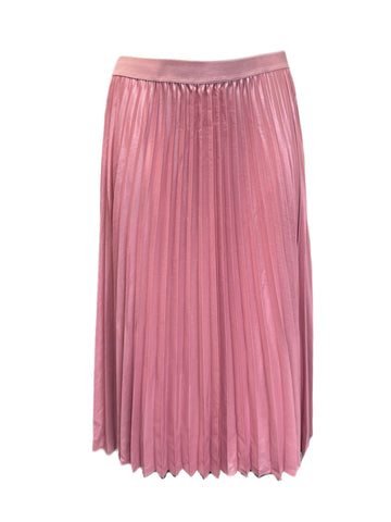 Marina Rinaldi Women's Pink Cina Pleated A Line Skirt NWT