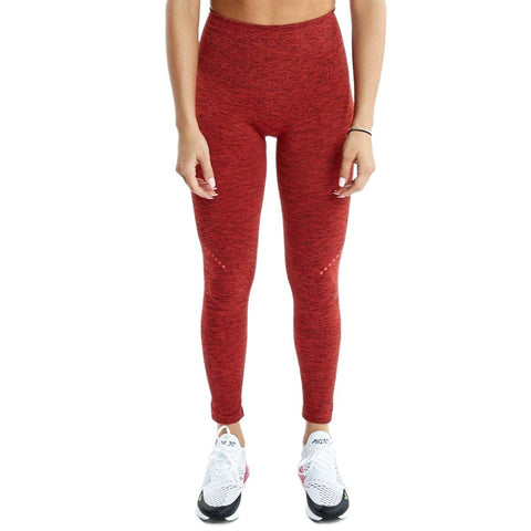 LNDR Women's Coral Marl Blackout High Rise Legging #SL906 NWT