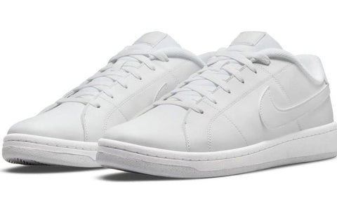 NIKE Unisex White Court Royale 2 Low Top Sneakers #CQ9246-101 Size US 8.5 NWB