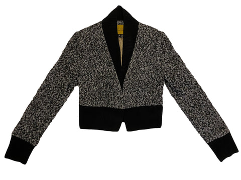 Hanley Mellon Women's Cropped Shawl Collar Blazer