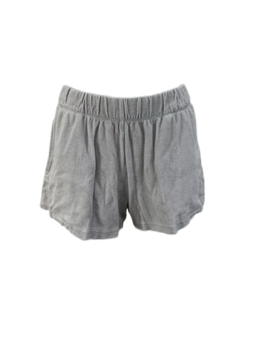 SUZIE KONDI Women's Grey Marle French Terry Track Shorts #3010 X-Small $115 NWT