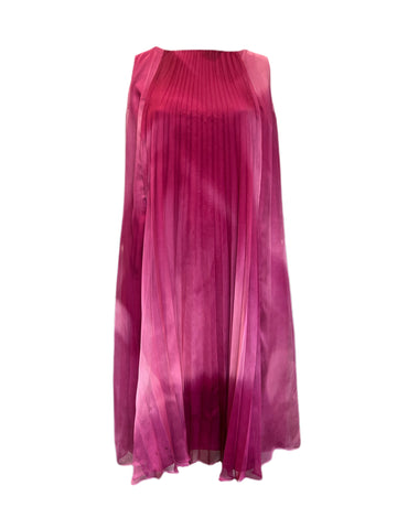 Marina Rinaldi Women's Pink Danubio Pleated A Line Dress Size 22W/31 NWT