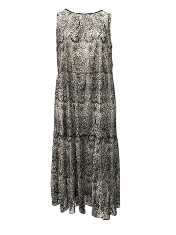 Marina Rinaldi Women's Black Derosa Sleeveless Maxi Dress NWT