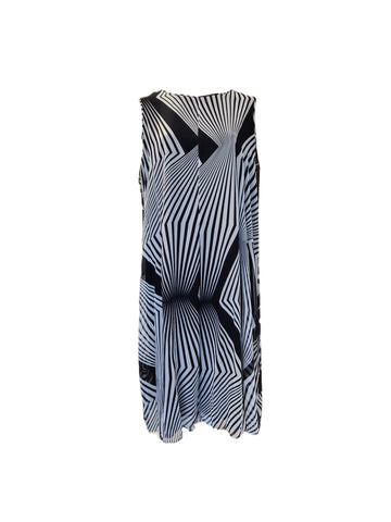 Marina Rinaldi Women's Black Desideri Zipper Closure Shift Dress NWT