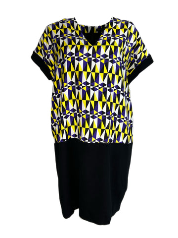 Marina Rinaldi Women's Viola Diario Short Sleeve Shift Dress NWT