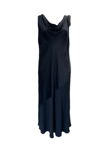 Marina Rinaldi Women's Black Diaspro Pullover Shift Dress NWT