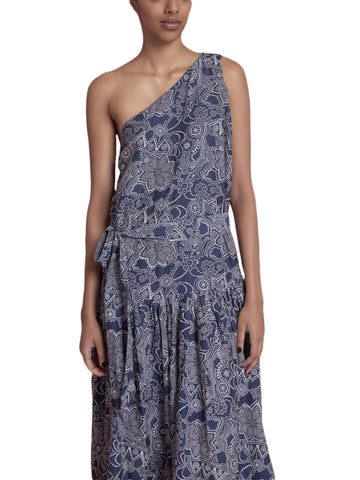 ROBERTA ROLLER RABBIT Women's Indigo Dihn Diti Long Dress $245 NEW