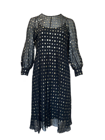 Marina Rinaldi Women's Nero Dinamo Shift Dress NWT