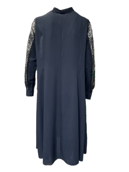marina long sleeve lace dress Marina Rinaldi | Woman - Lace shirt dress - Pastel Green
