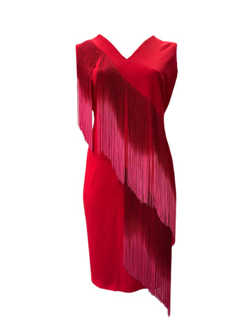 Marina Rinaldi Women's Red Domani Shift Dress NWT