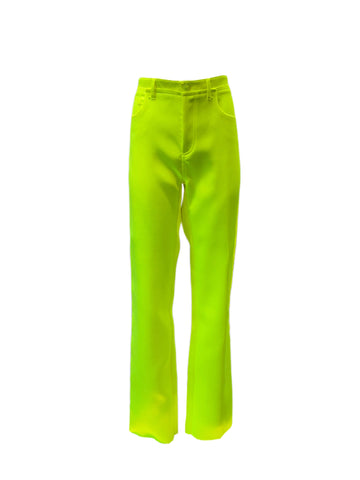 Max Mara Women's Green Egemone Straight Leg Pants Size 10 NWT