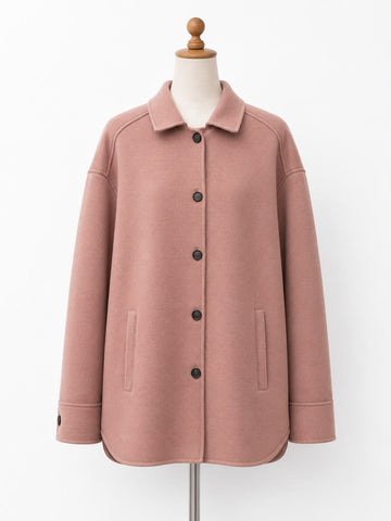 Max Mara Women's Pink Emblema Button Closure Jacket NWT