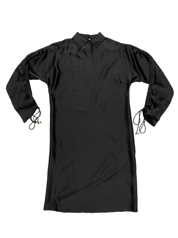 Hanley Mellon Women's Shift Dress with Drawstring Sleeves