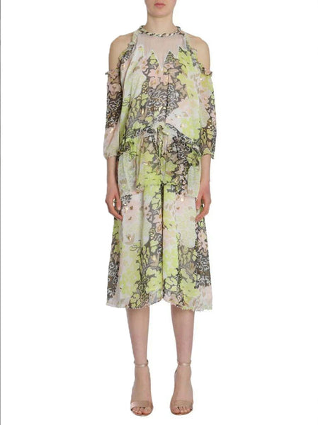 OPENING CEREMONY Women's Acid Green Multicolor Floral Dress Sz 2 $650 Walk Into Fashion OPENING CEREMONY Women's Acid Green Multicolor Floral Dress Sz 2 $650 Walk Into Fashion