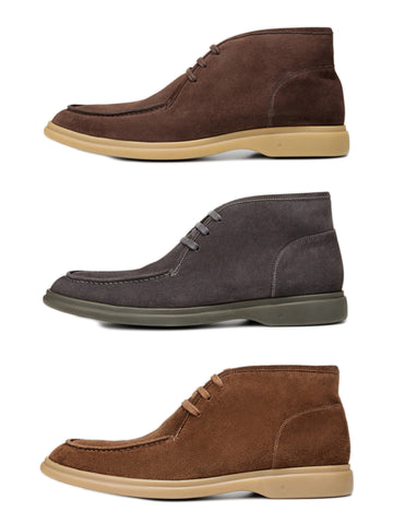 George Brown Bilt Men's Suede Foster Moccasin Chukka Boots