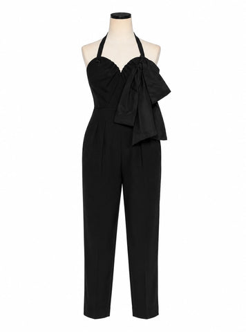 Max Mara Women's Black Gabrielle Zipper Closure Jumpsuit NWT