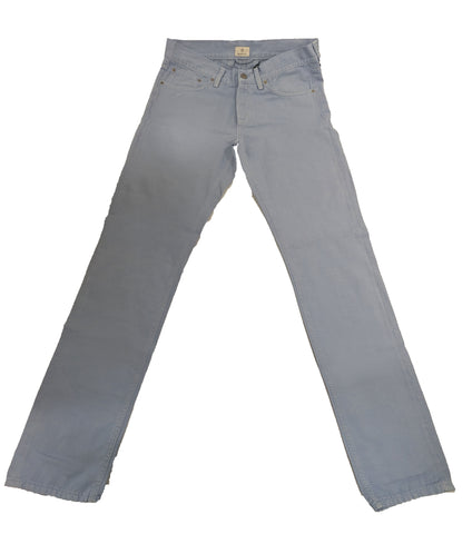 GANT DIAMOND G Hamptons Blue Slim Tapered Linen Jeans 1009501 Size 32/32