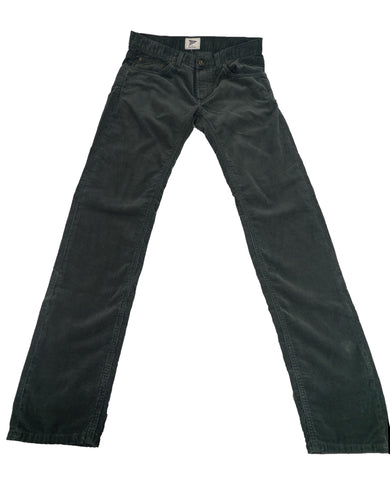 GANT Bottle Green Michael Bastian 5 Pocket Corduroy Pants 1019725 Size 32/34