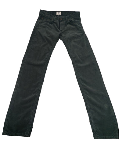 GANT Bottle Green Michael Bastian 5 Pocket Corduroy Pants 1019725 Size 32/34