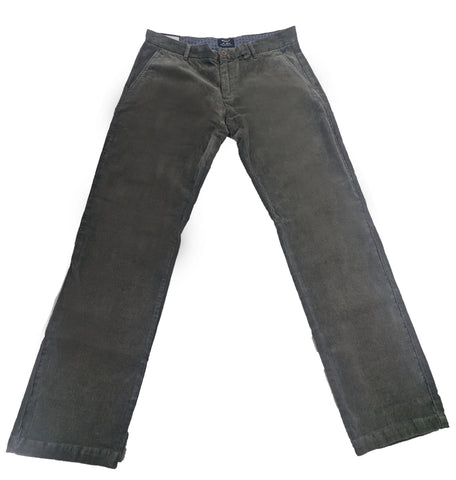 GANT Men's Dark Graphite New Haven Stone Cord Pants 1513950 Size 32/32