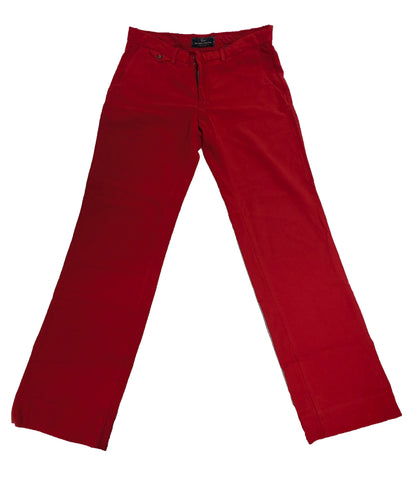 GANT Men's Red Moleskin Pants 164904 NWT