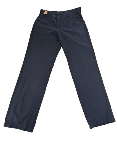 GANT RUGGER Harbour Navy Pleated Slacks 189761 Size 32