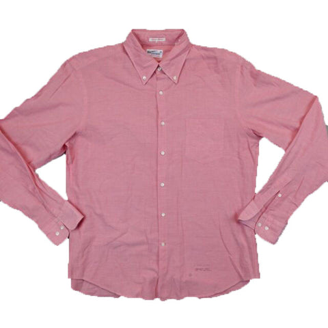 GANT RUGGER Clear Pink Selvage Madras E-Z OBD Shirt 349620 Size XXL