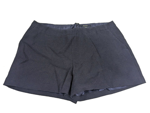 GANT Women's Dark Cobalt Blue Hopsack Shorts 420338 Size 12 $198 NWT