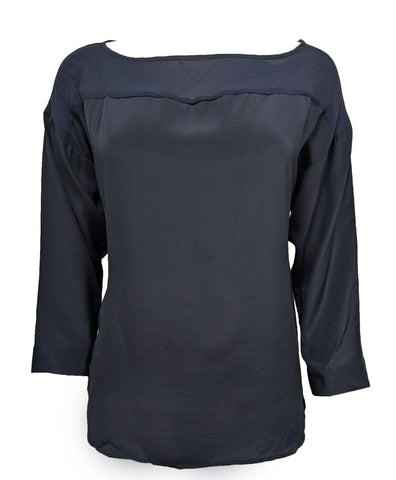 GANT Women's Blue Iris Silk Tunic 431931 Size US 4/ EU 34