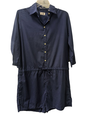 GANT RUGGER Women's Classic Blue The Onesie 450874 $145 NWT