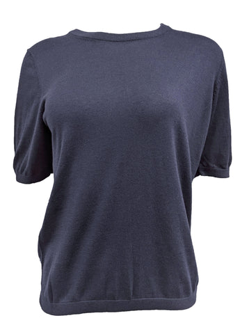 GANT Women's Laundered Blue Twinset Top 488433 Size Small