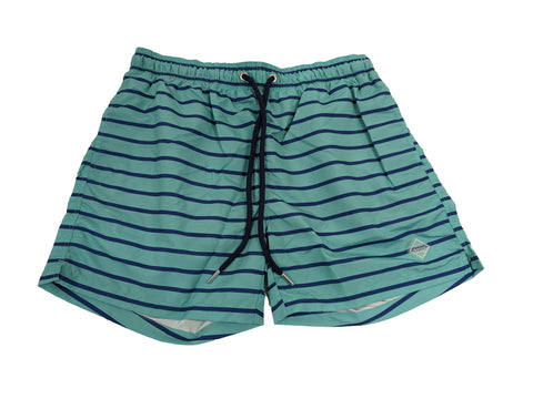 GANT Men's Pool Green Breton Stripe Swim Shorts 921916010 Size M NWT