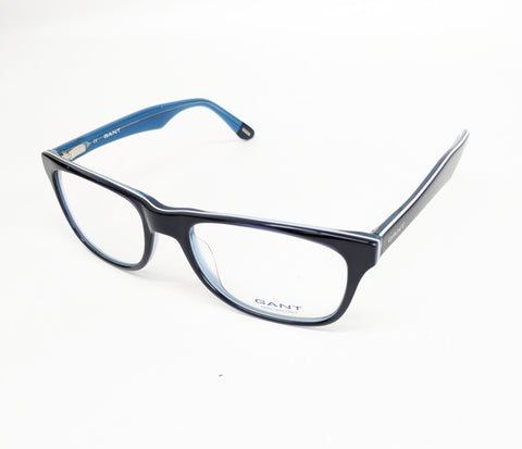 Gant Men's G100 Eyeglass Frames 54-18-145 -Black/ Blue NEW