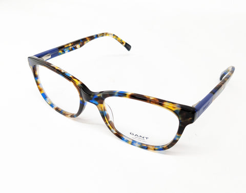 GANT Women's Oval GW4004 Eyeglass Frames 51-18-140 -Blue Tortoise NEW