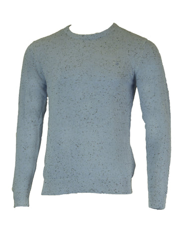 GANT Men's Capri Blue O1 Pique Neps Crew 8030004 $145 NWT
