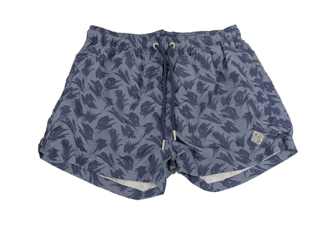 GANT Men's Persian Blue Small Wave Swim Shorts 921916015 Size Medium NWT