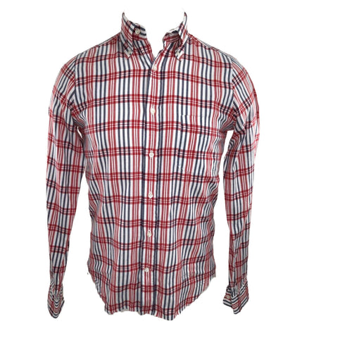 GANT RUGGER Men's Classic Red Windblown Oxford Shirt 344090 Size Small