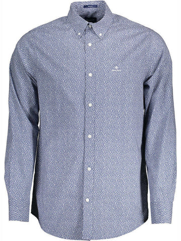GANT Vintage Blue Micro Floral Print Button Down Shirt 3004970 Size M NWT