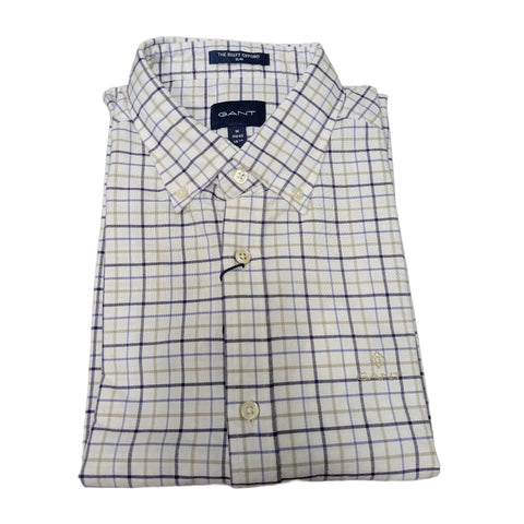 GANT Parachute Purple Beefy Oxford Slim Fit Shirt 3005472 Size M NWT