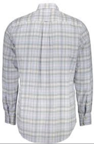 GANT Hamptons Blue Winter Twill Heather Button Down Shirt 3011430 Size M NWT