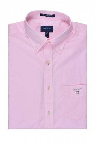 GANT Men's Shadow Rose Short Sleeve Broadcloth Button Down Shirt Size M NWT