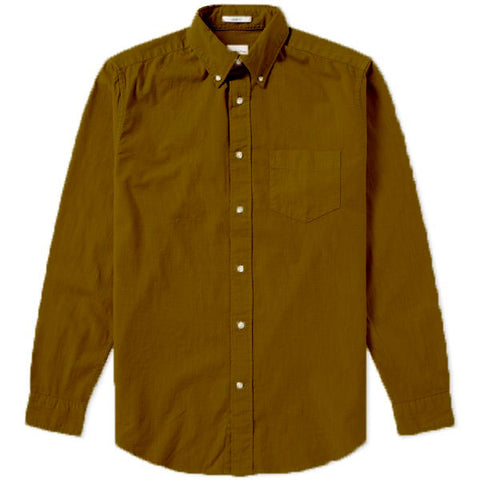 GANT RUGGER Wet Desert Oxford Button Down Shirt 341172 Size Medium