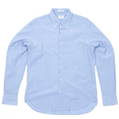 GANT RUGGER Men's Capri Blue Selvedge Madras Shirt 349620 Size X-Small