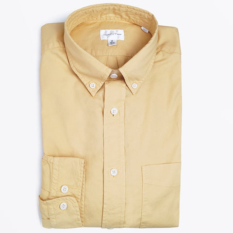 GANT RUGGER Daisy Yellow Organic Oxford Button Down Shirt 362755