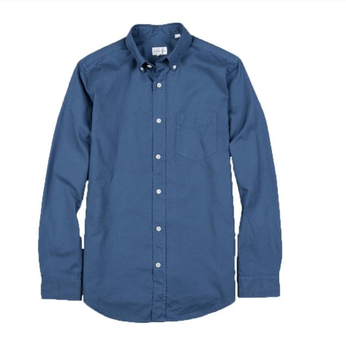 GANT RUGGER Dark Sea Organic Oxford Button Down Shirt 362755
