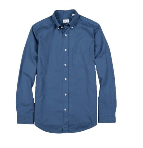 GANT RUGGER Dark Sea Organic Oxford Button Down Shirt 362755