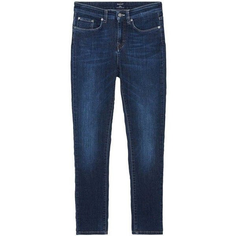 GANT Women's Dark Blue Kate Slim Fit Skinny Denim Jeans 410102 $185 NWT